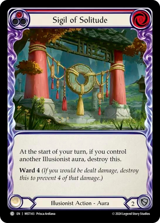 Sigil of Solitude Red (MST143) [MST]