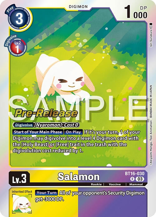 Image for Salamon [Beginning Observer Pre-Release Cards]
