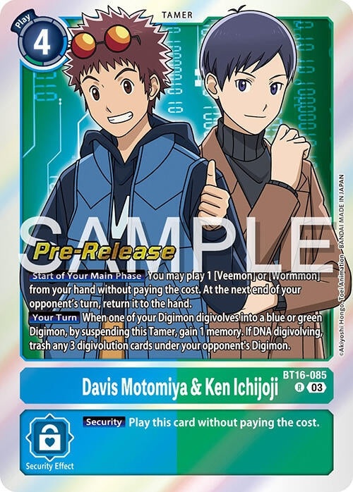 Image for Davis Motomiya & Ken Ichijoji [Beginning Observer Pre-Release Cards]