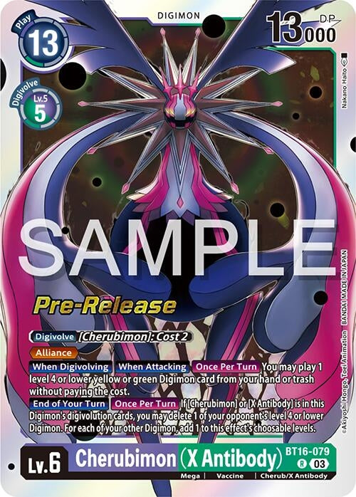 Image for Cherubimon (X Antibody) [Beginning Observer Pre-Release Cards]
