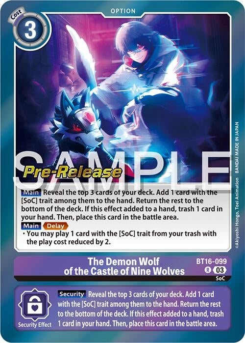 Image for The Demon Wolf of the Castle of Nine Wolves [Beginning Observer Pre-Release Cards]