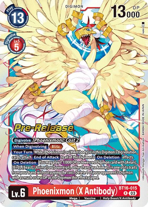 Image for Phoenixmon (X Antibody) [Beginning Observer Pre-Release Cards]