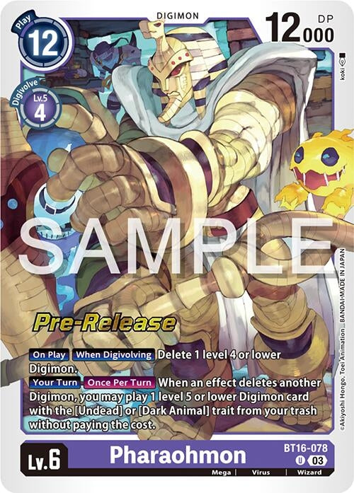 Image for Pharaohmon [Beginning Observer Pre-Release Cards]