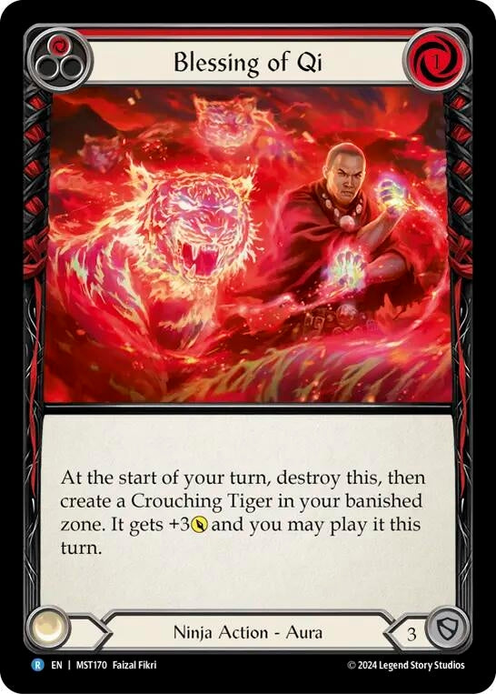 Blessing of Qi Red (MST170) [MST]