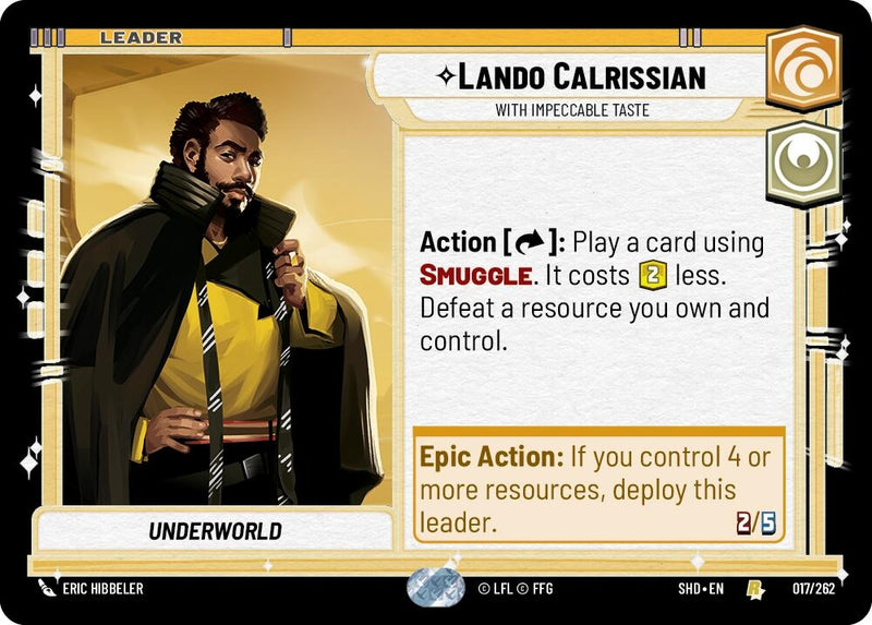 Lando Calrissian With Impeccable Taste (017/262) [SHD]