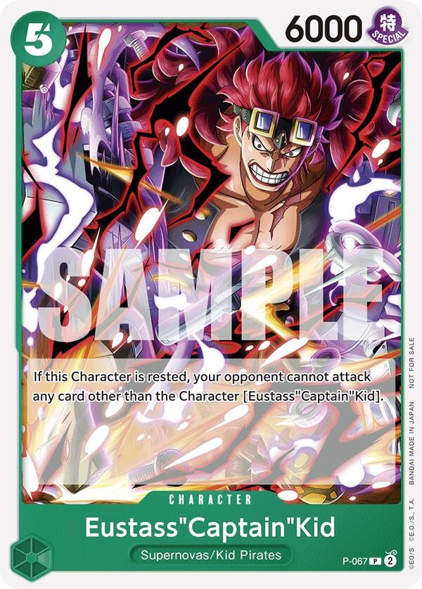 EustassCaptainKid OP 07 Pre Release Tournament (P-067) [OP-PR]