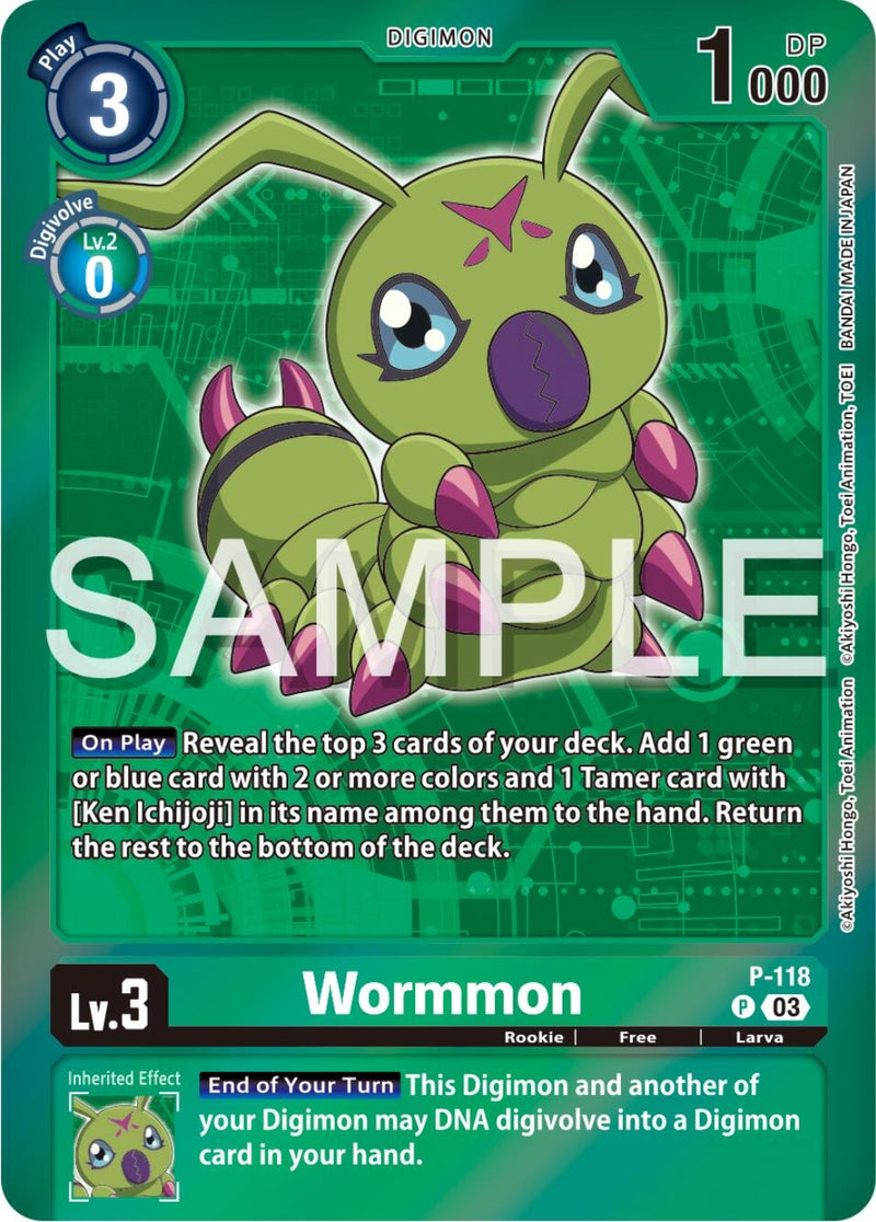 Image for Wormmon - P-118 (Digimon Adventure Box 2024) [Digimon Promotion Cards]
