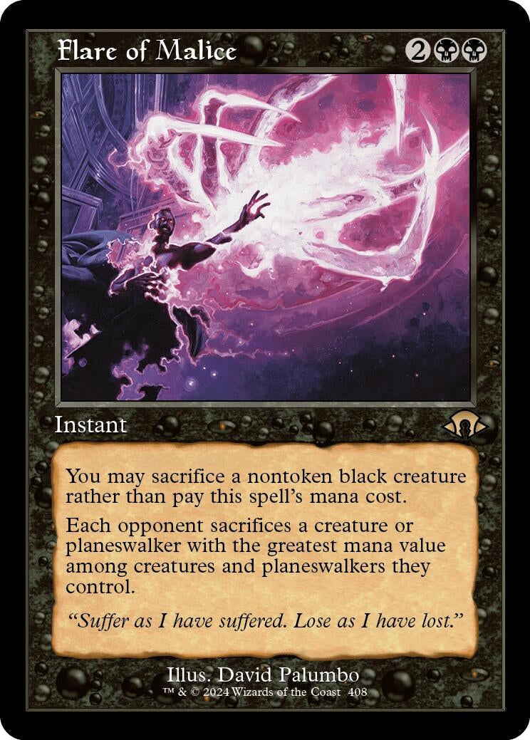 Flare of Malice Retro Frame (408) [MH3]