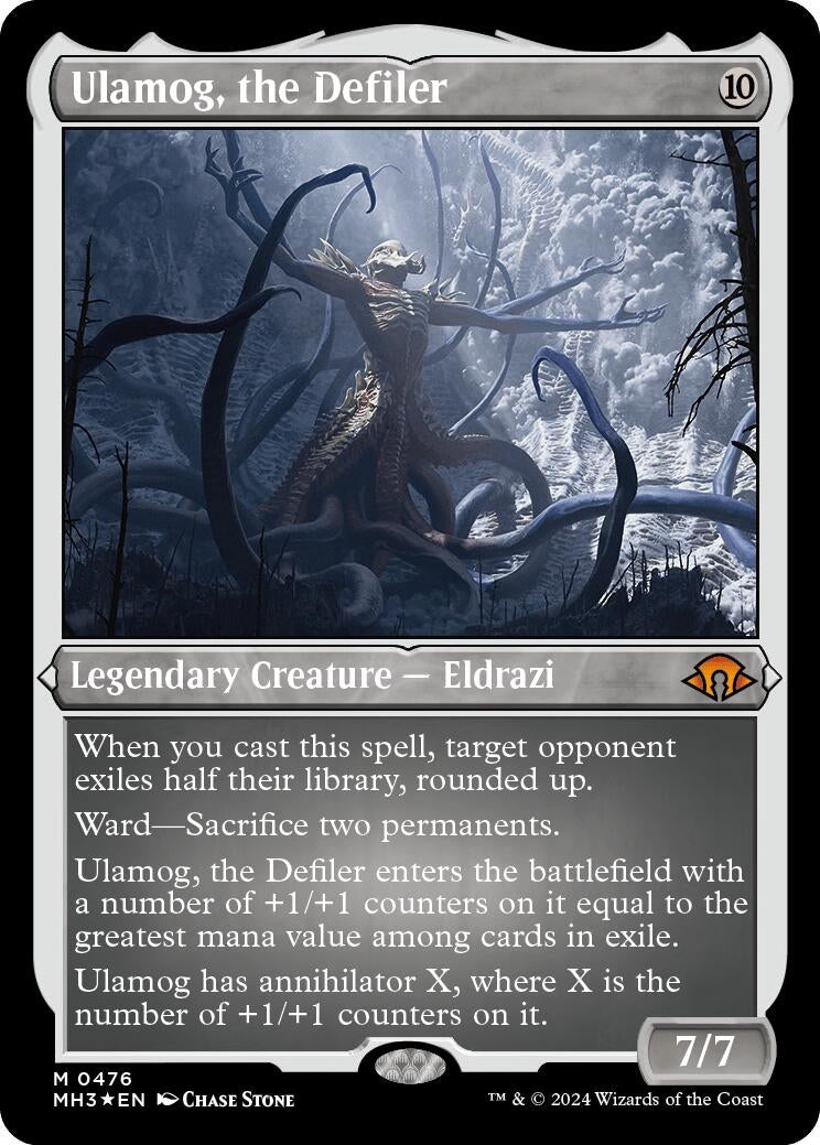 Ulamog the Defiler Foil Etched (476) [MH3]