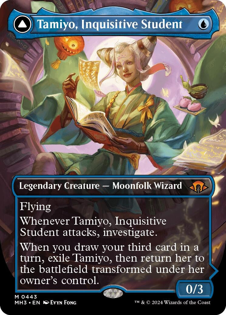 Tamiyo Inquisitive Student Borderless (443) [MH3]