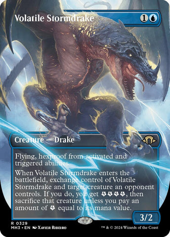 Volatile Stormdrake Borderless (329) [MH3]