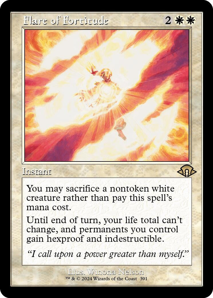 Flare of Fortitude Retro Frame (391) [MH3]