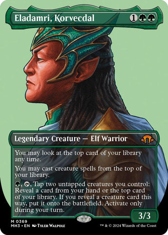 Eladamri Korvecdal Borderless (369) [MH3]