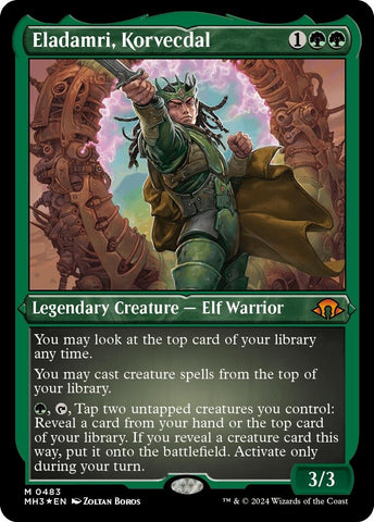 Eladamri Korvecdal Foil Etched (483) [MH3]