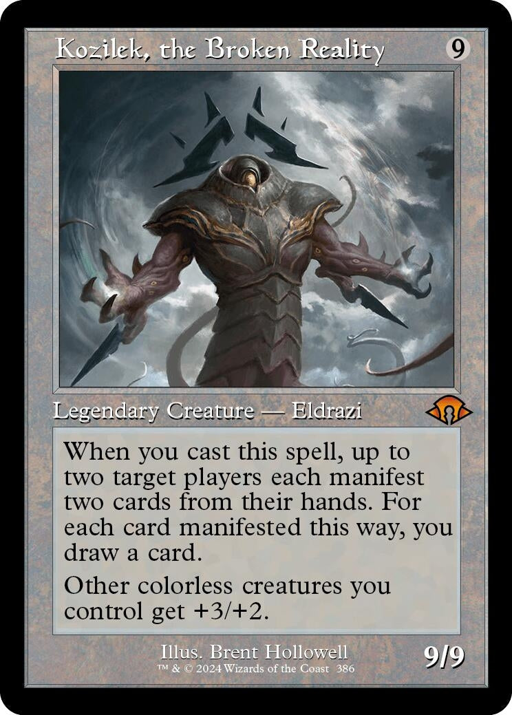 Kozilek the Broken Reality Retro Frame (386) [MH3]