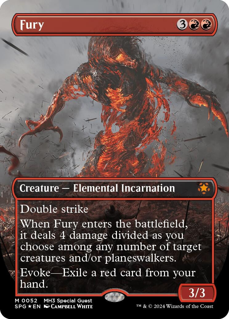 Fury Borderless Textured Foil (52) [SPG]