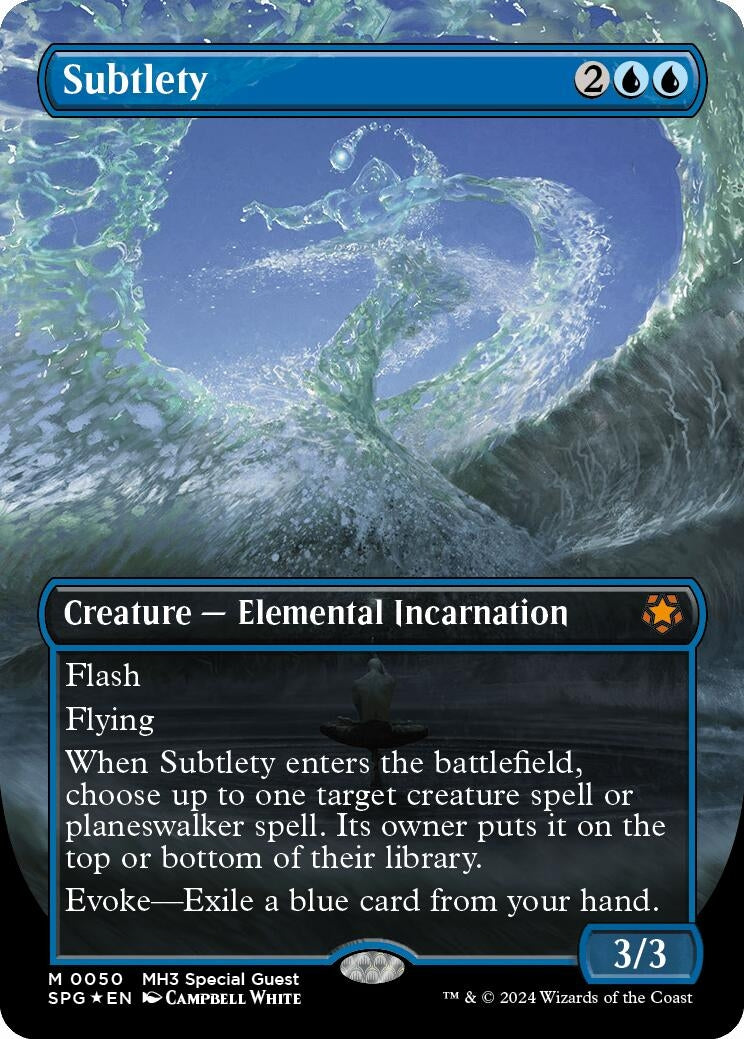 Subtlety Borderless Textured Foil (50) [SPG]