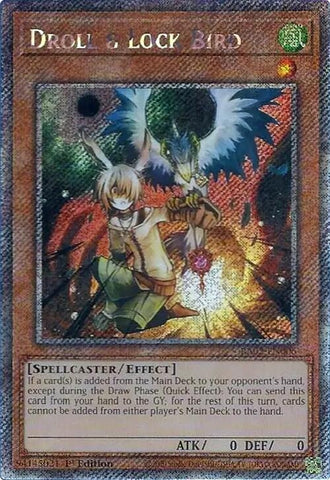 Droll and Lock Bird Platinum Secret Rare (RA02-EN006) [RA02]