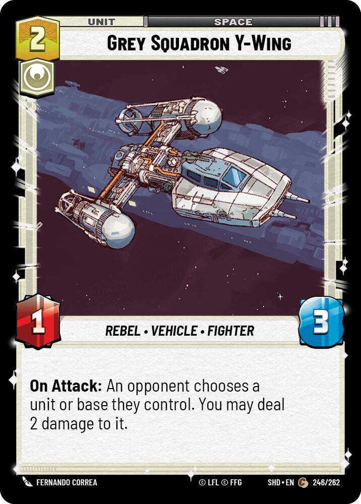 Grey Squadron Y Wing (246/262) [SHD]