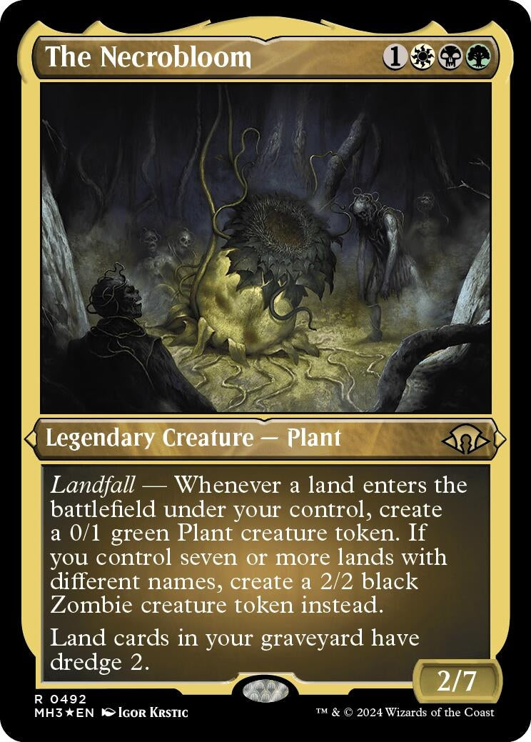 The Necrobloom Foil Etched (492) [MH3]