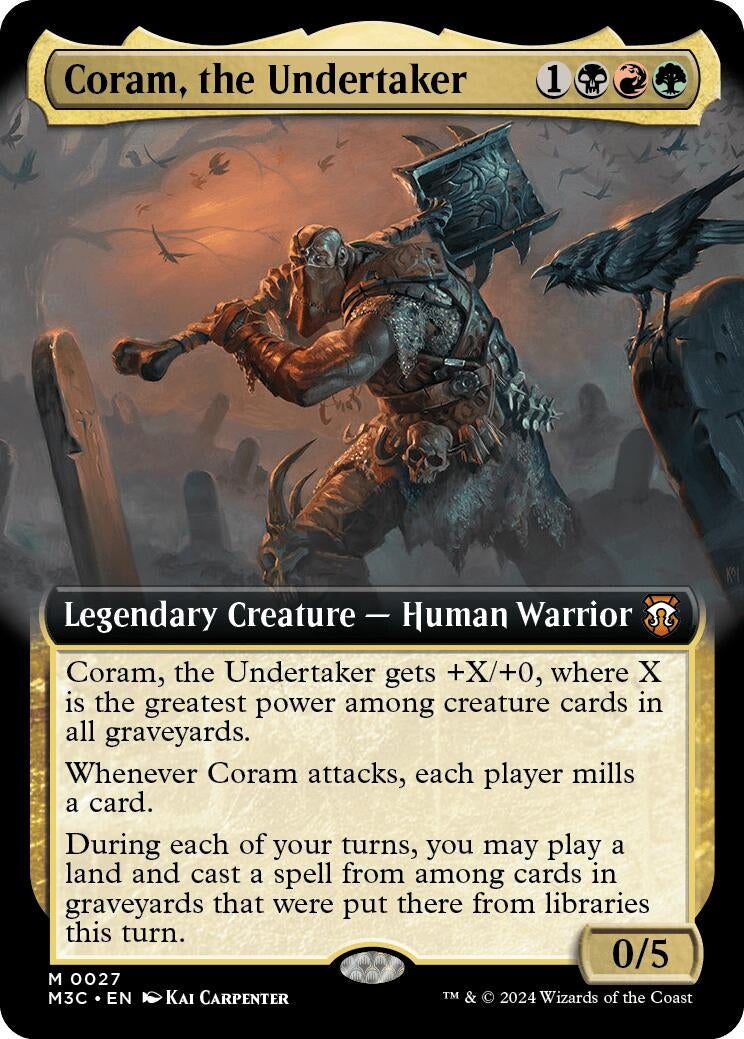 Coram the Undertaker Extended Art (27) [M3C]