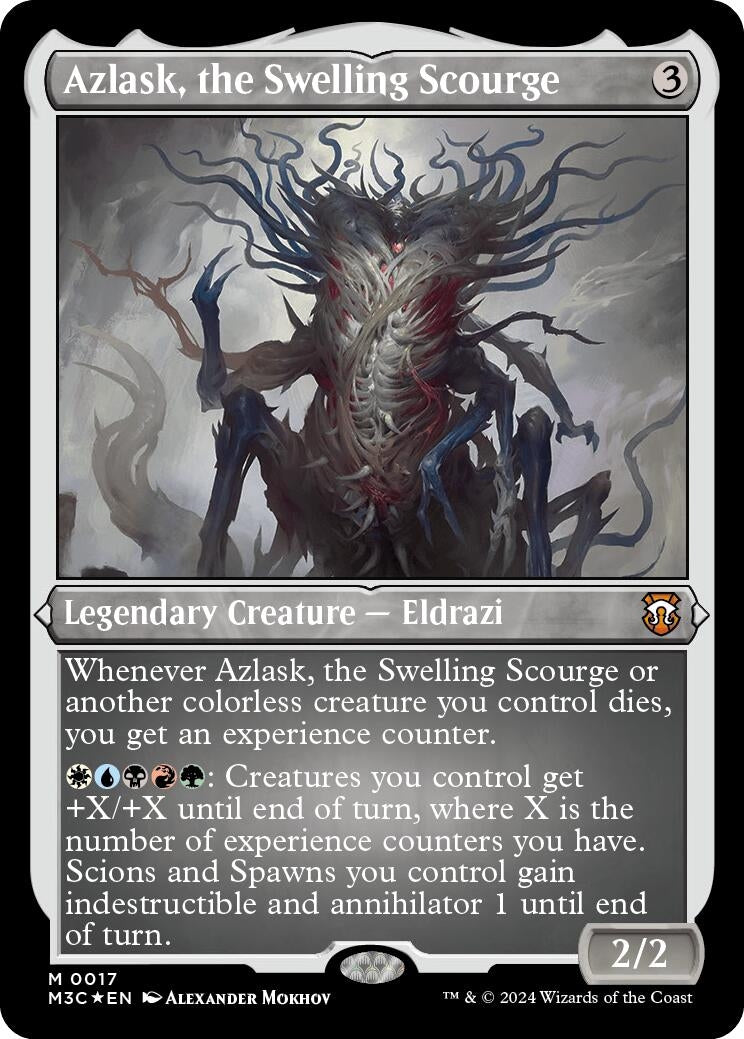 Azlask, the Swelling Scourge (Foil Etched) [Modern Horizons 3 Commander]