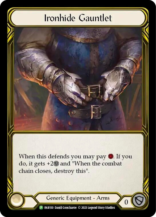 Image for Ironhide Gauntlet (Golden) (FAB150) [PR]