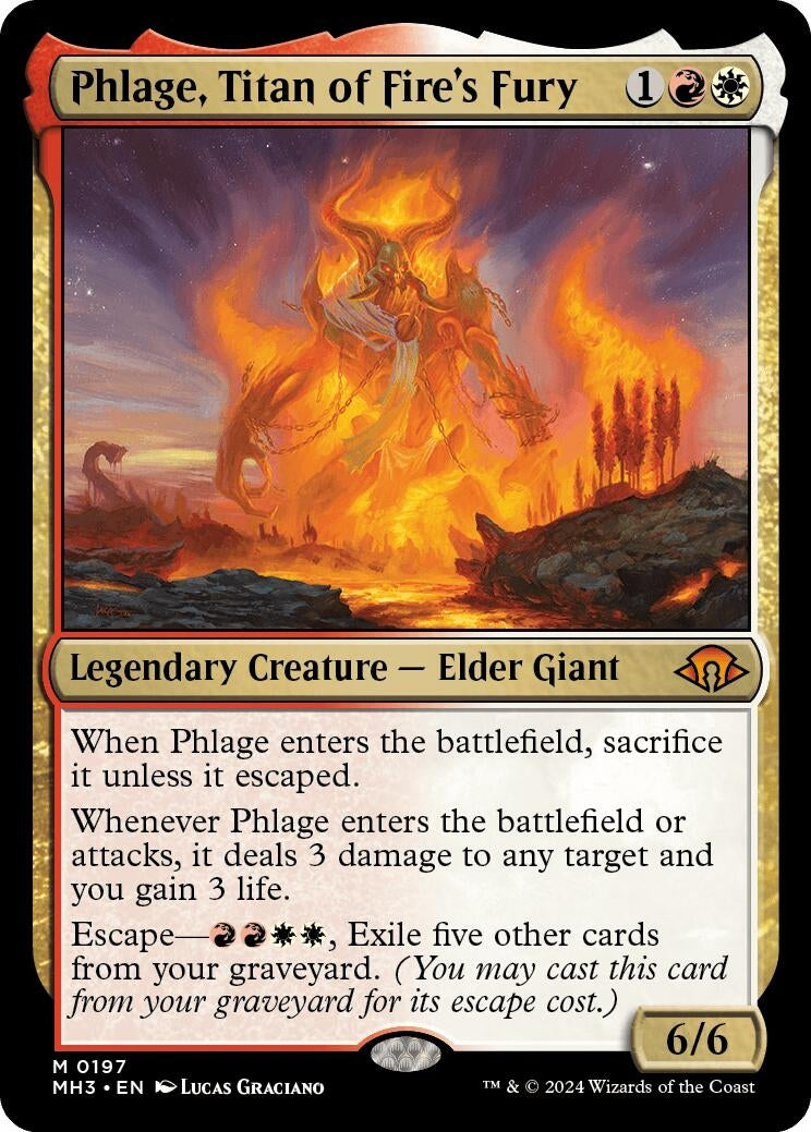Phlage Titan of Fires Fury (197) [MH3]