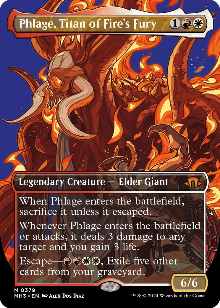 Phlage Titan of Fires Fury Borderless M (379) [MH3]