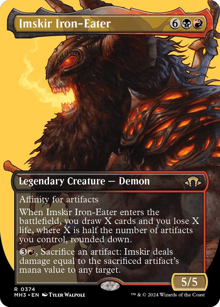 Imskir Iron Eater Borderless (374) [MH3]