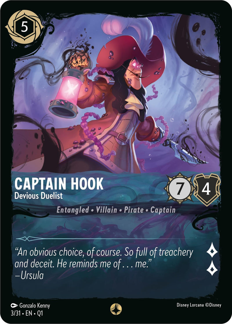 Captain Hook Devious Duelist (3/31) [Q1]