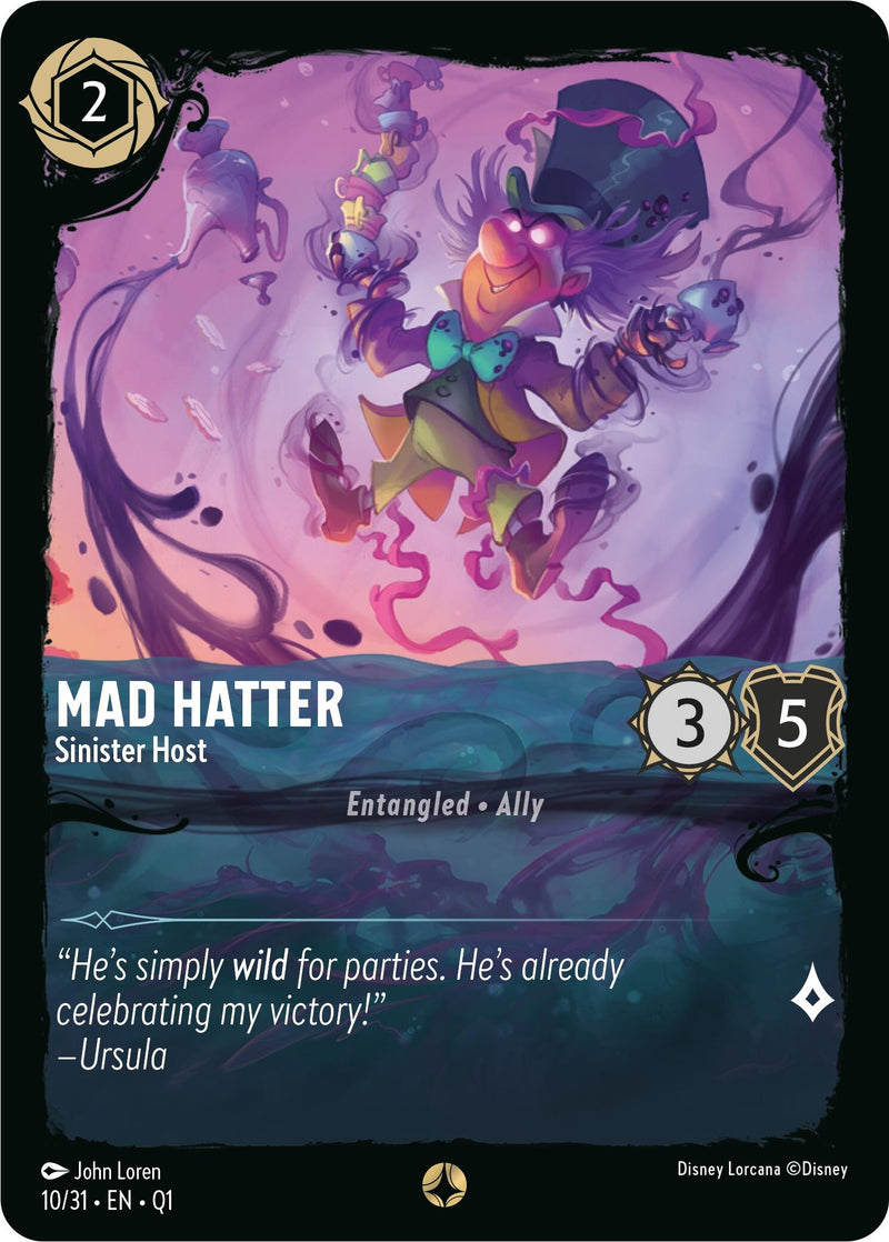Mad Hatter Sinister Host (10/31) [Q1]