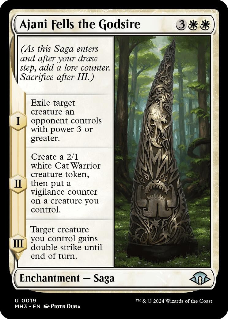 Ajani Fells the Godsire (19) [MH3]
