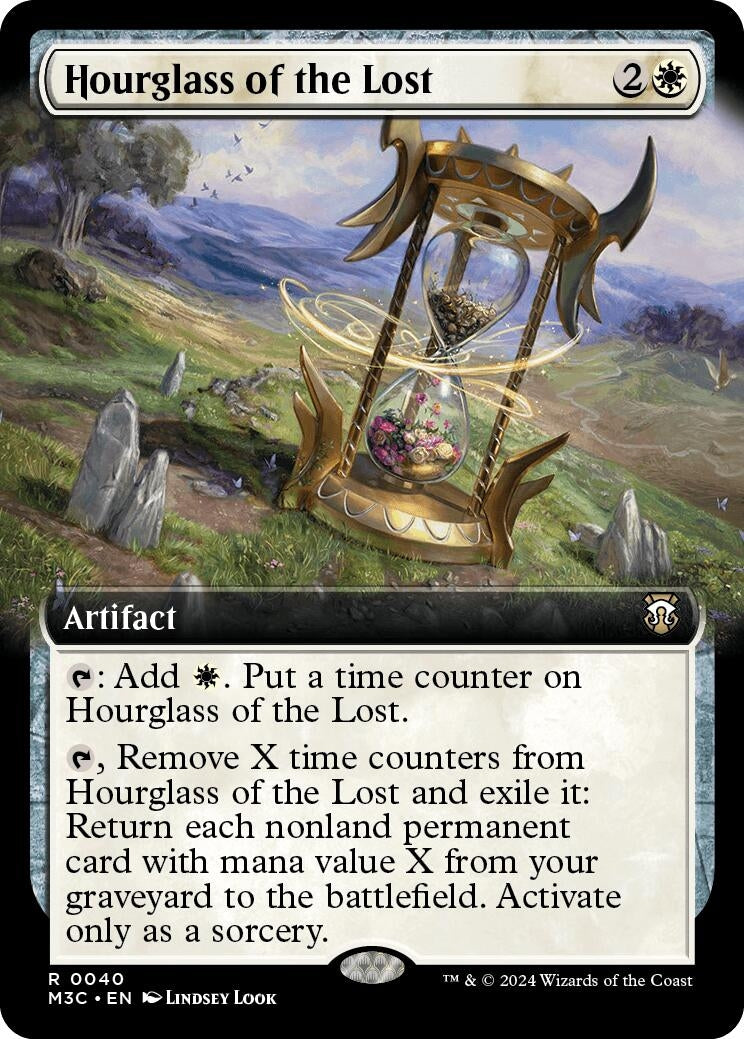 Hourglass of the Lost (Extended Art) [Modern Horizons 3 Commander]