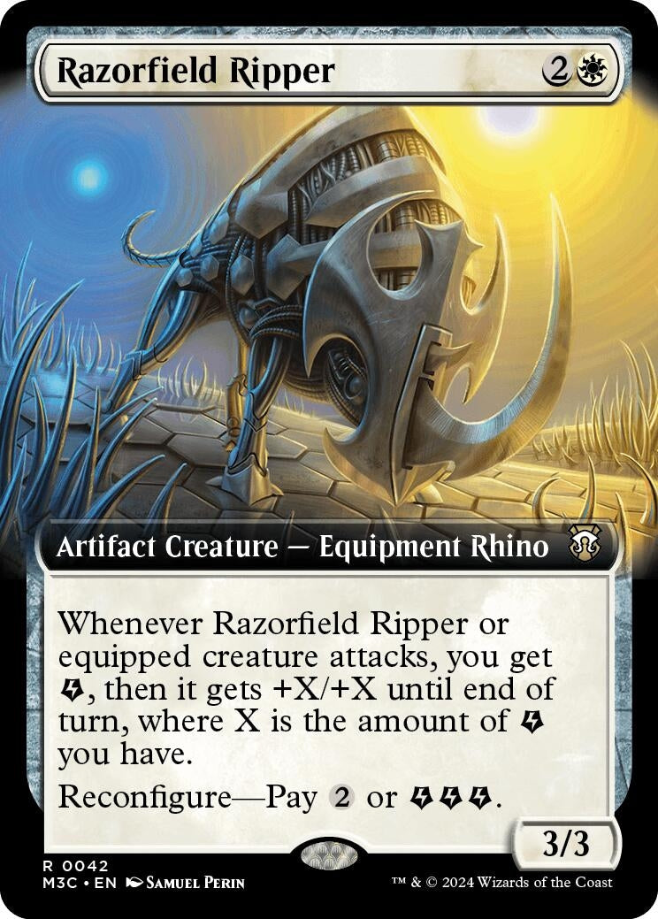 Razorfield Ripper (Extended Art) [Modern Horizons 3 Commander]