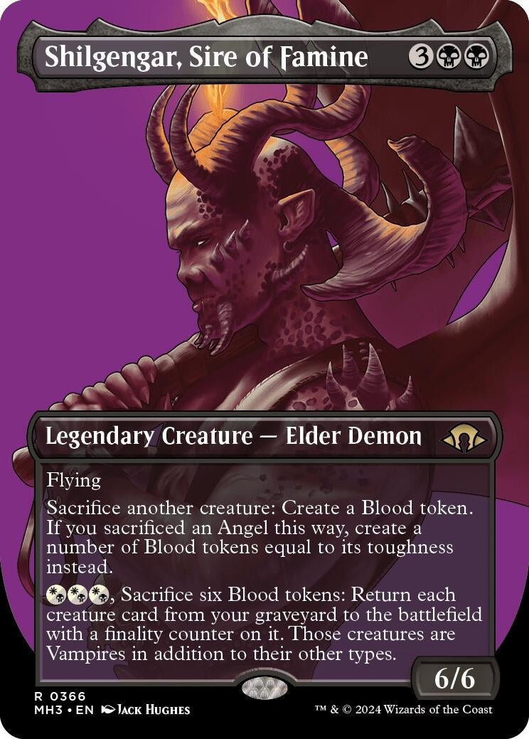 Shilgengar Sire of Famine Borderless (366) [MH3]