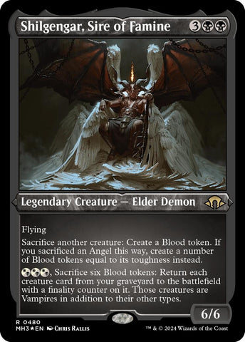 Shilgengar Sire of Famine Foil Etched (480) [MH3]