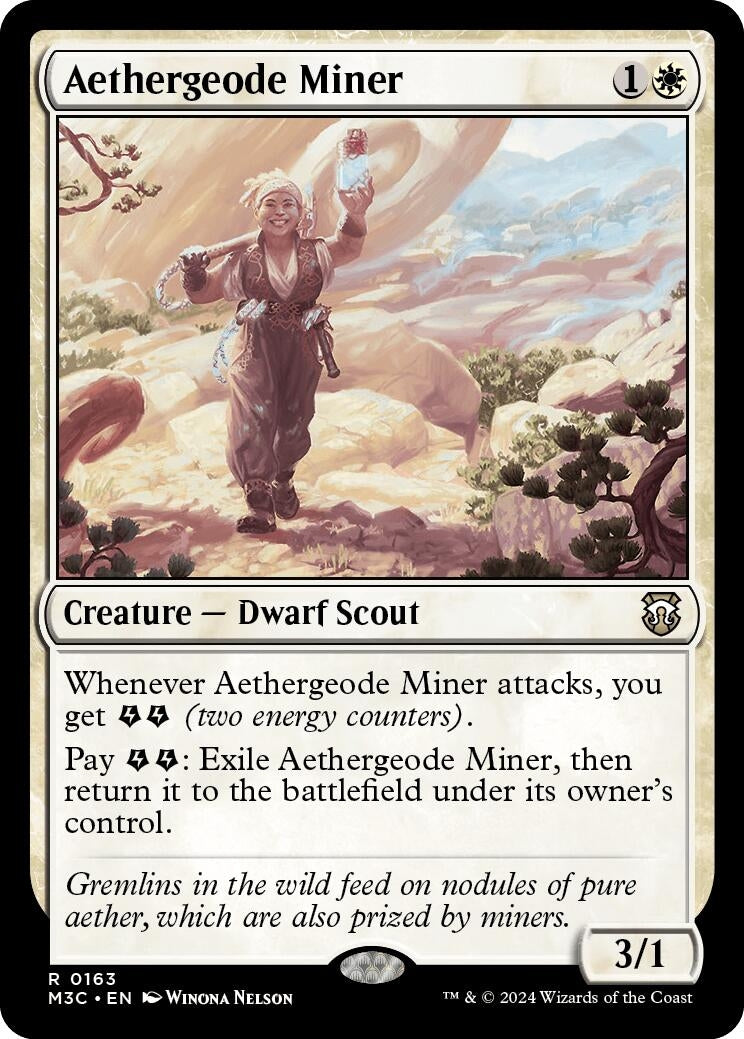 Aethergeode Miner Ripple Foil (163) [M3C]
