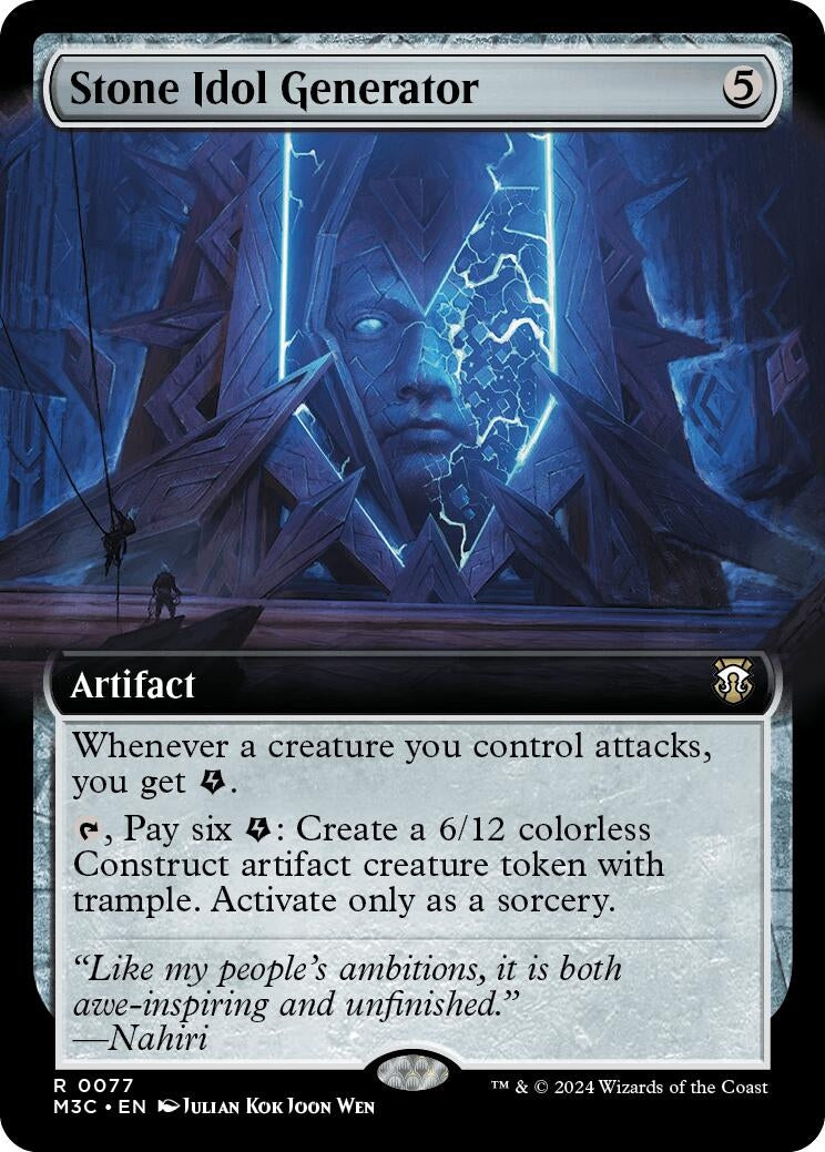 Stone Idol Generator Extended Art Ripple Foil (77) [M3C]
