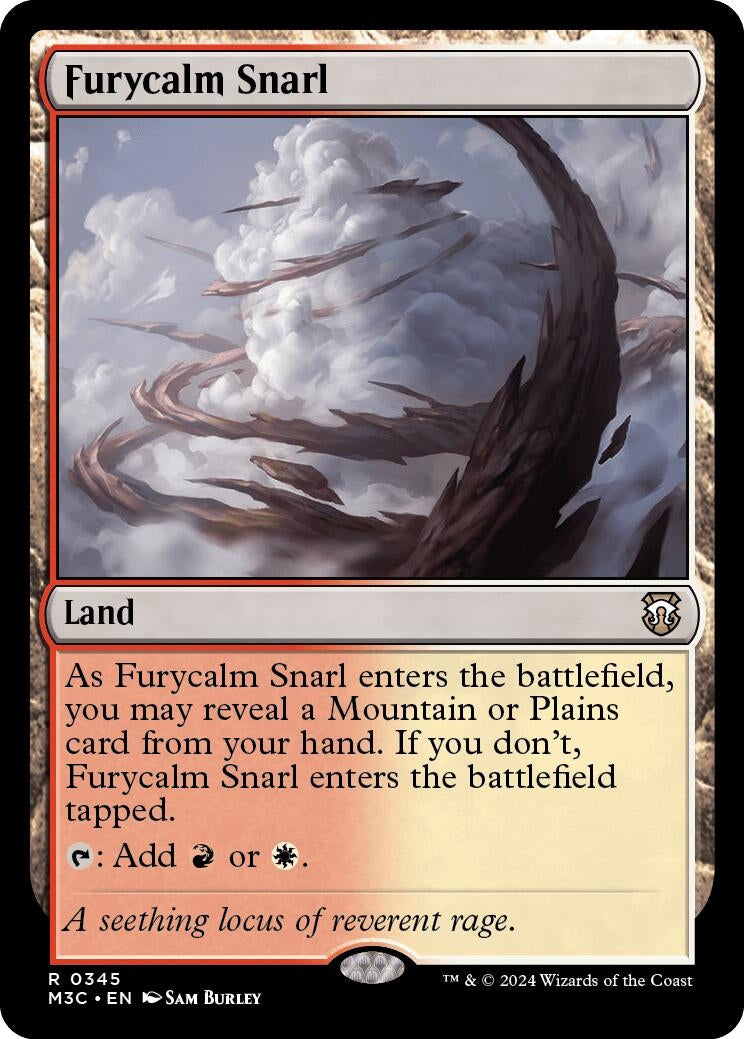 Furycalm Snarl Ripple Foil (345) [M3C]