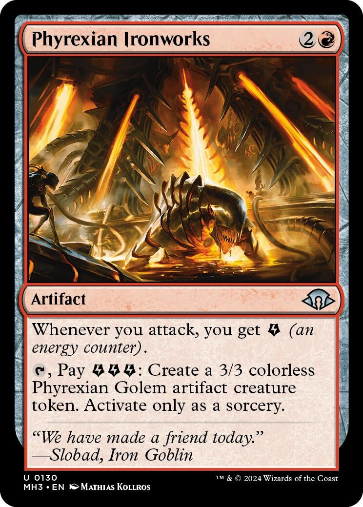 Phyrexian Ironworks (130) [MH3]