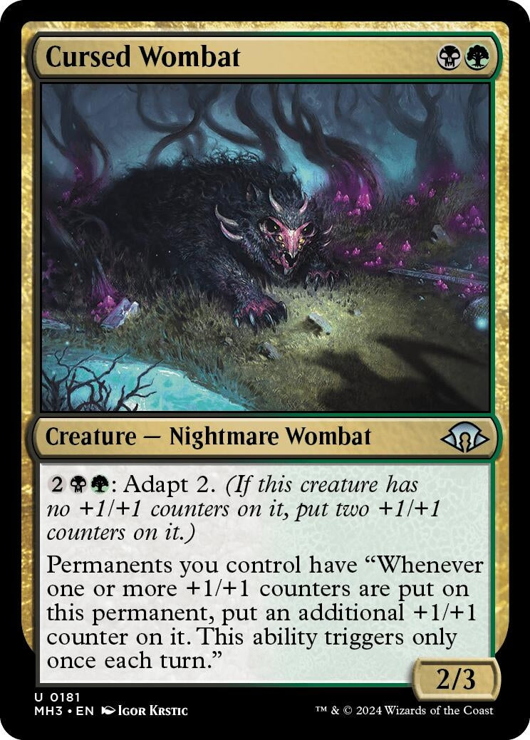 Cursed Wombat (181) [MH3]