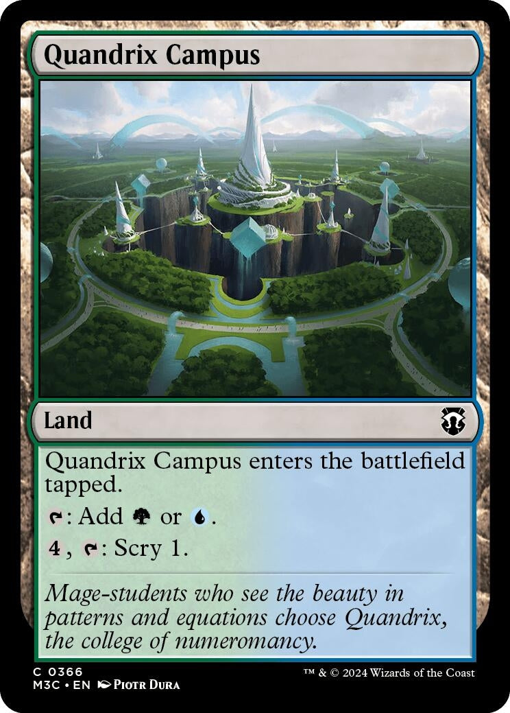Quandrix Campus Ripple Foil (366) [M3C]