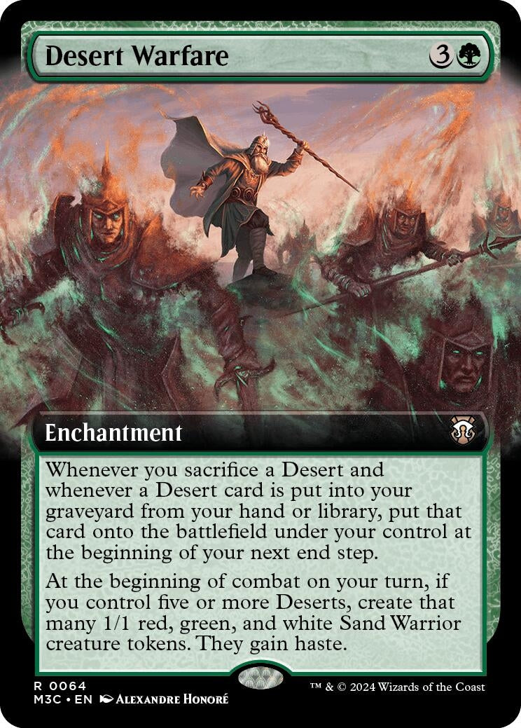 Desert Warfare Extended Art Ripple Foil (64) [M3C]