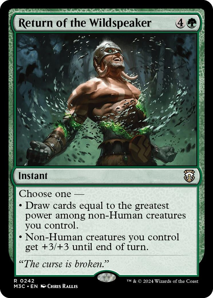 Return of the Wildspeaker Ripple Foil (242) [M3C]