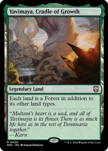 Yavimaya Cradle of Growth Ripple Foil (409) [M3C]
