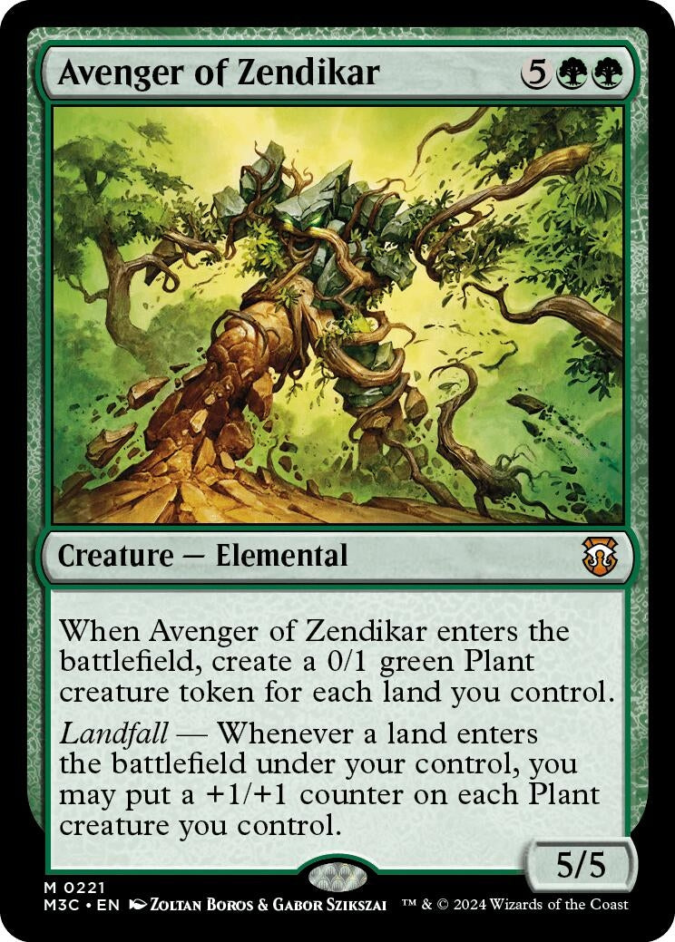 Avenger of Zendikar Ripple Foil (221) [M3C]