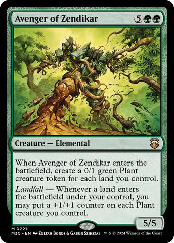 Avenger of Zendikar Ripple Foil (221) [M3C]
