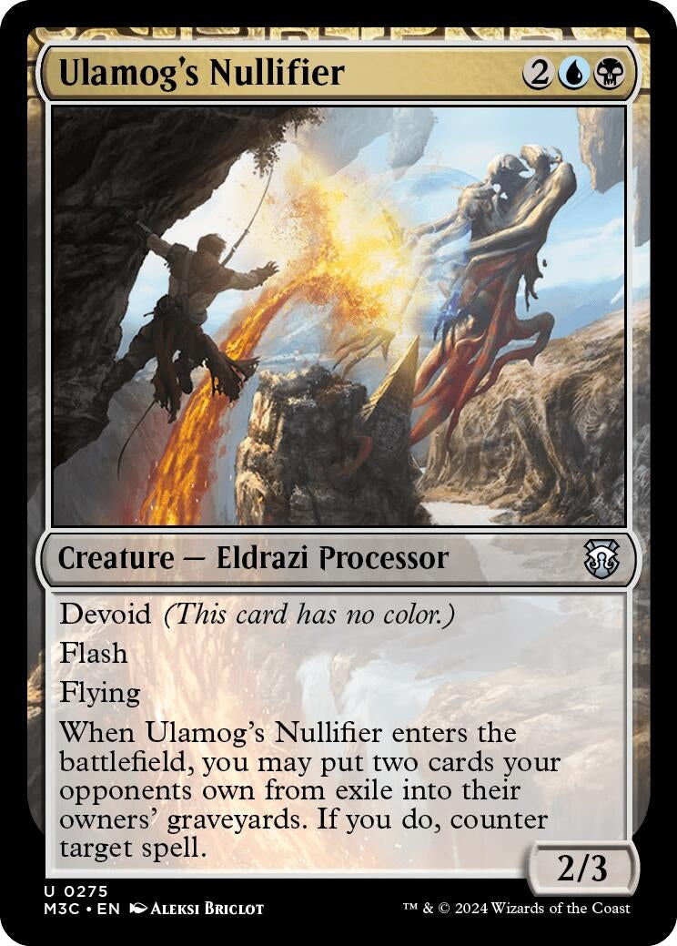 Ulamogs Nullifier Ripple Foil (275) [M3C]