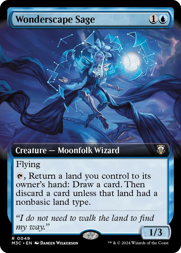 Wonderscape Sage Extended Art Ripple Foil (49) [M3C]